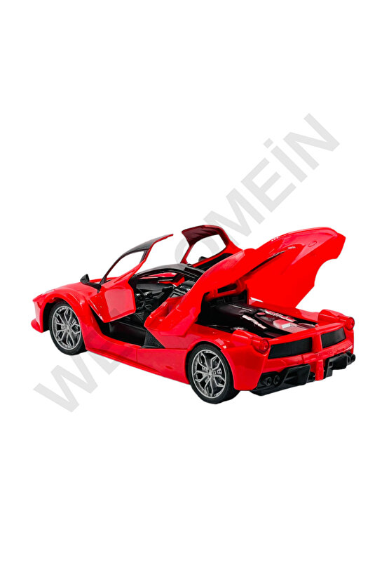 Oyuncak Kapıları Ve Bagajı Açılan Uzaktan Kumandalı Drift Arabası Süper Hızlı 1:16 Işıklı Spor Araba