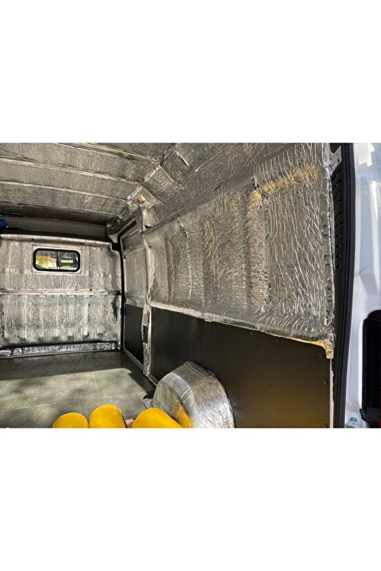 6mm- 100x100cm Alüminyum Folyolu Kendinden Yapışkanlı Oto Ses Ve Isı Yalıtım Malzemesi 6-mm 100x100