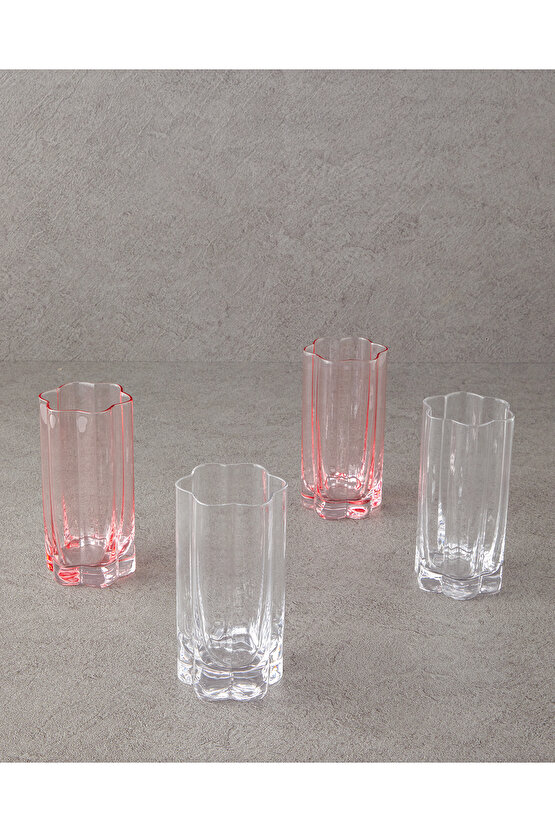 Flor Pura Cam 2li Meşrubat Bardağı Şeffaf