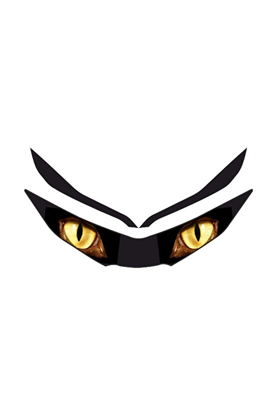 Honda PCX Far Stiker+Far Kaşı 2018-2019-2020 Uyumlu Sarı