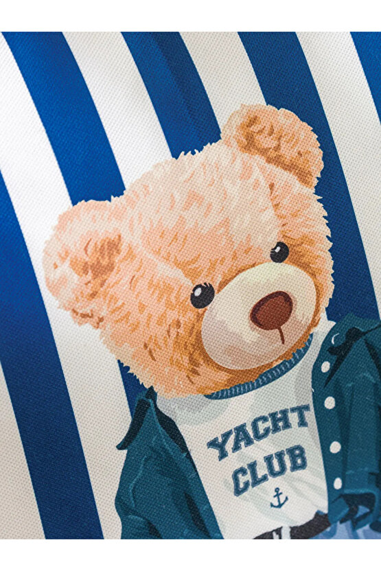 LCW HOME Karişik Ayı Teddy Baskılı Kırlent Kılıfı 45x45 cm