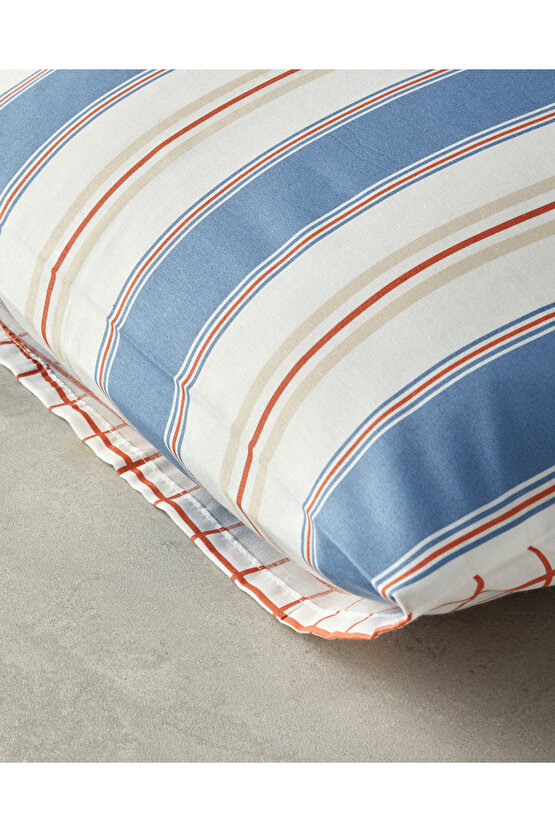 Natural Lines 2Li Yastık Kılıfı Mavi