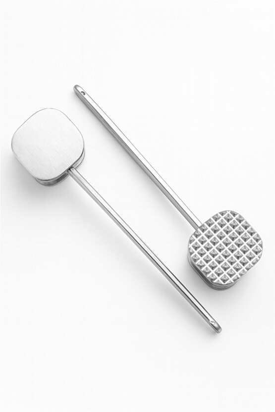 Çift Taraflı Çelik Et Dövme Çekici - Et Tokmağı - Et Yumuşatma Aleti