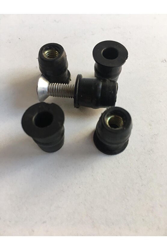 Motosiklet Üniversal Siperlik Cam Klipsi Süspansüyonlu 5 Ad