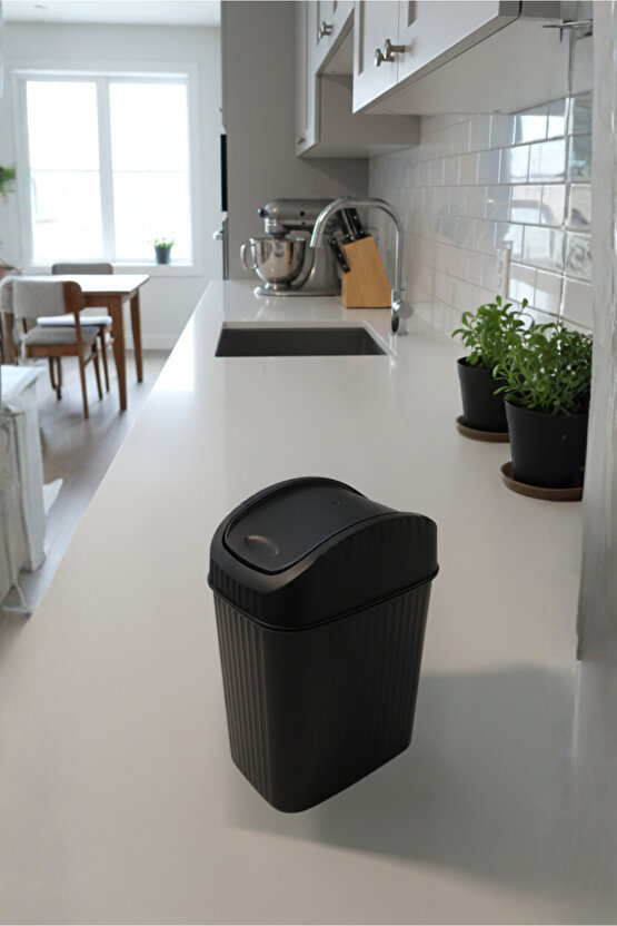 Tezgah Üstü Pratik Mini Çöp Kovası 2,7 LT.