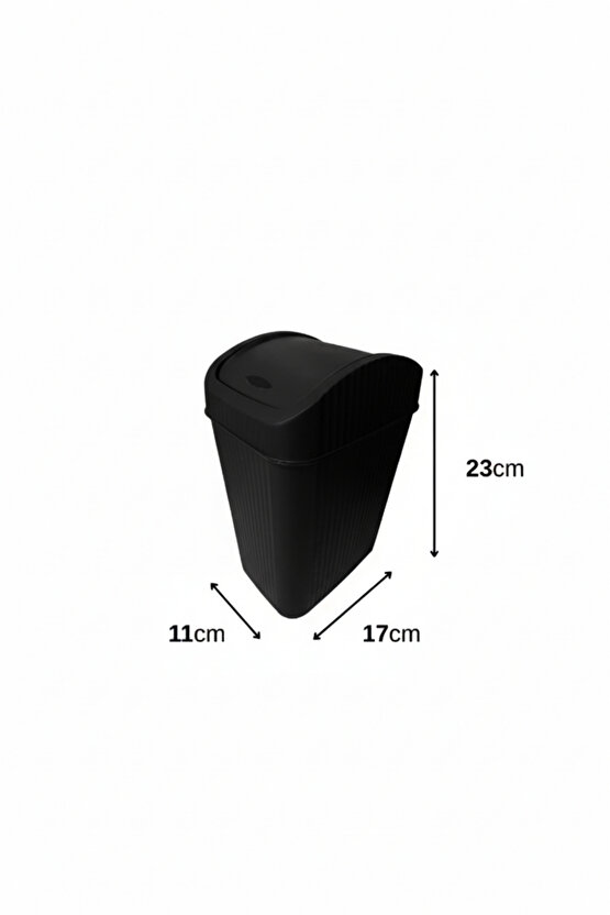 Tezgah Üstü Pratik Mini Çöp Kovası 2,7 LT.