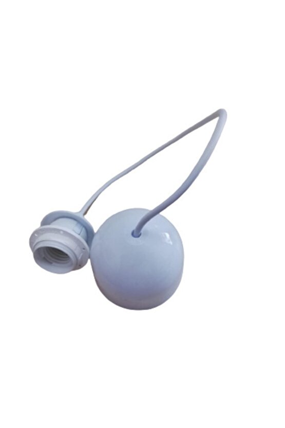 Beyaz Avize Kablosu Tesisatı E-27 Duylu