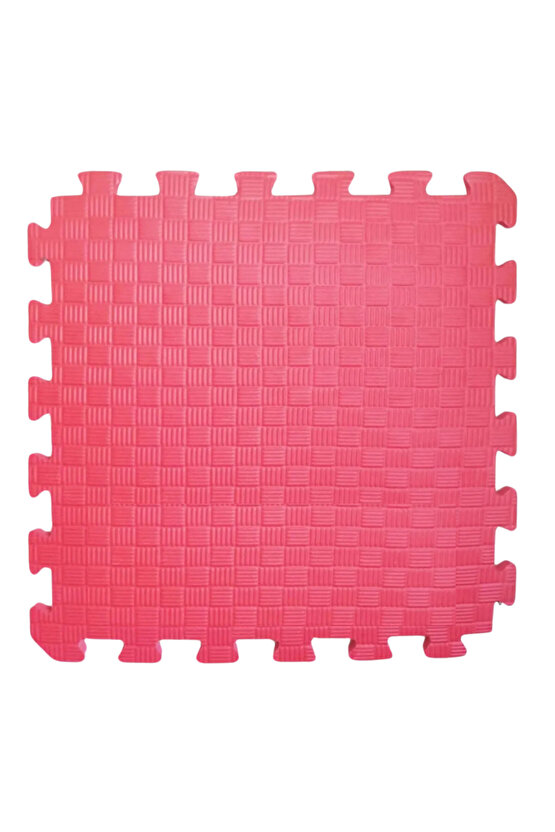 Tatami Zemin Karosu Spor Zemin Çocuk Odası Matı Ses Yalıtımlı Karo Halı Eva Panel Kırmızı 50 Cm