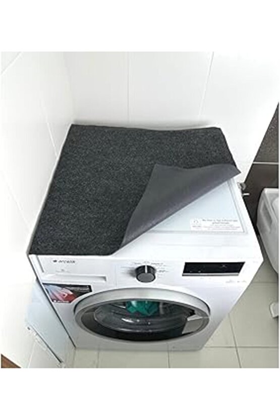 Beylini Çamaşır Makinası Örtüsü Koruma Matı Kaymaz Taban Sıvı Geçirmez Yıkanabilir