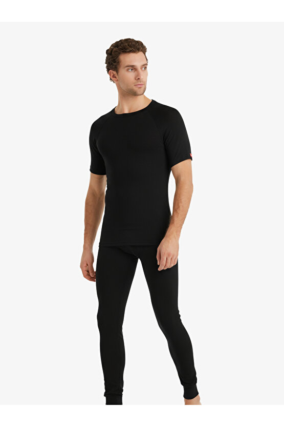 Unisex Termal Tişört 2. Seviye 9258 - Siyah