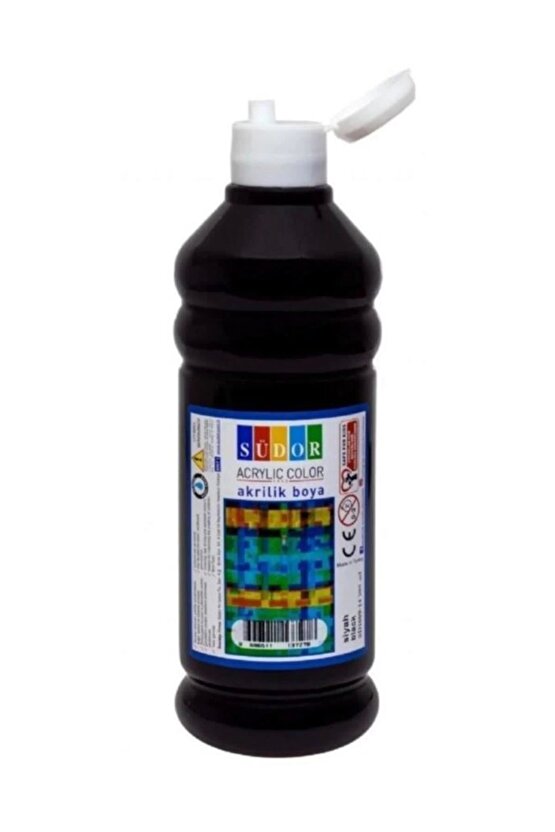 Akrilik Boya 500 ml Siyah Sd1009-14