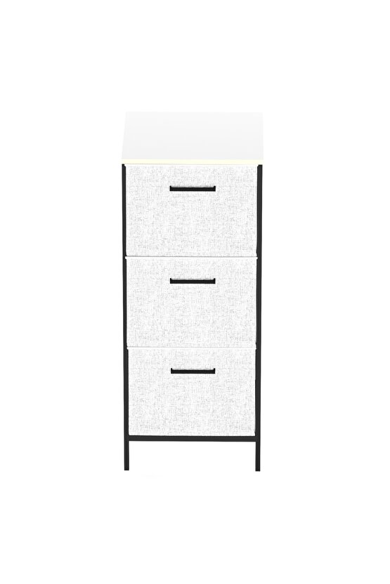 Çocuk Dolabı 3 Çekmeceli Büyük Boy Komodin Sehpa