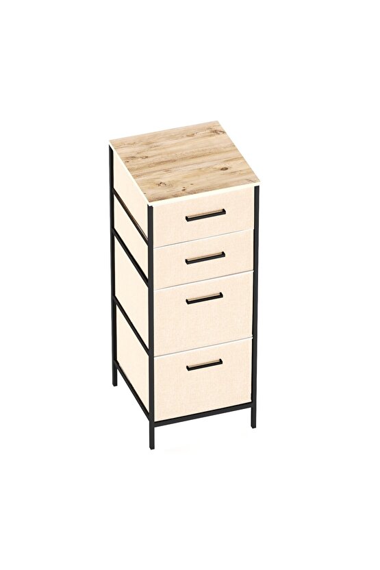 Çocuk 4 Çekmeceli Komodin Sehpa