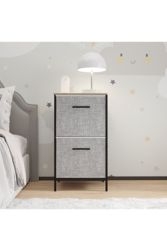 Çocuk 2 Çekmeceli Orta Boy Komodin Sehpa