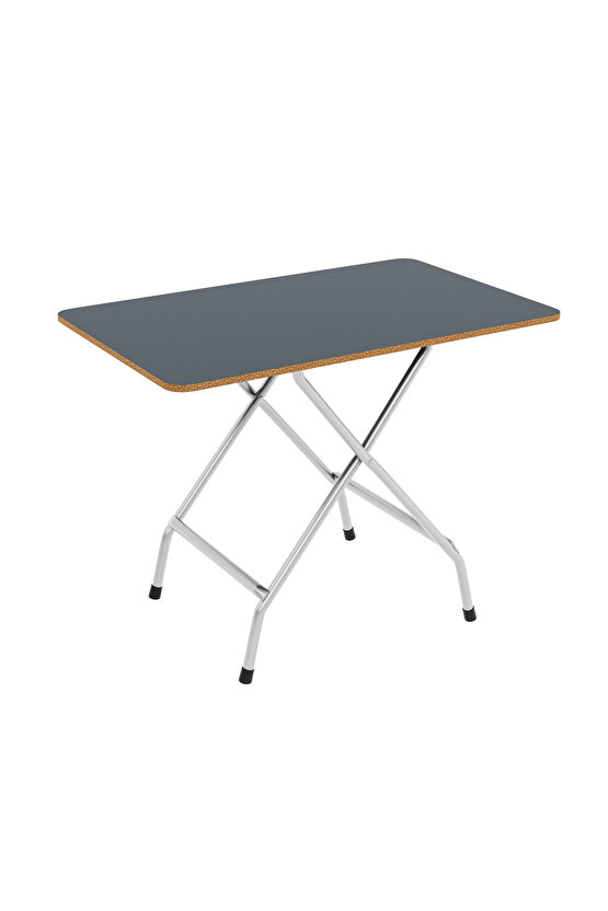 Katlanır Kırma Siyah Mermer 50x80 Katlanabilir Masa