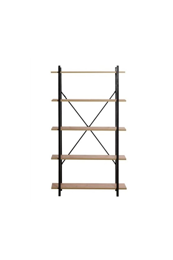 Metal Kitaplık Raf 5 Raflı Kütüphane 1089
