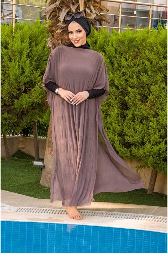 Vizon Desenli Tesettür Pareo