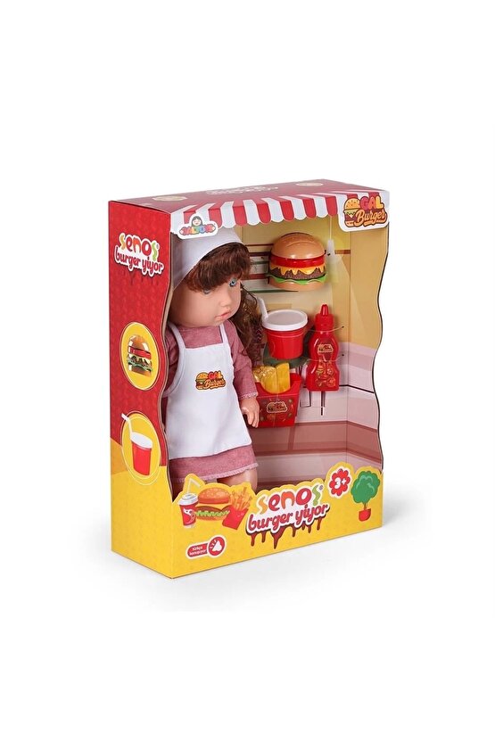 Senoş Burger Yiyor - Türkçe Konuşan Senoş Et Bebek - Konuşan Bebek - Senoş Bebek - Burger Et Bebek -