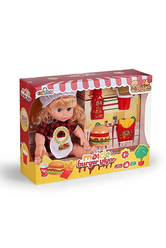 Maide Burger Yiyor - Türkçe Konuşan Maide Et Bebek - Konuşan Bebek - Maide Bebek - Maide Burger Bebe