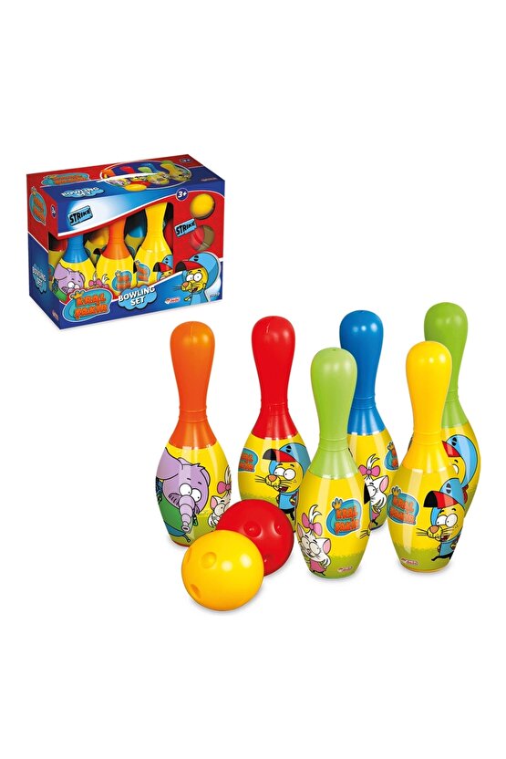 Kral Şakir Bowling Seti - Spor Oyuncakları - Bovling Seti - Bovling Oyuncak Duba Düşürme Oyunu