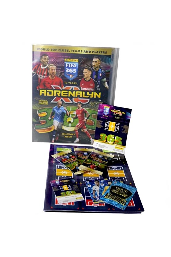 Panini FIFA 365 Adrenalyn XL 2025 Mega Başlangıç Paketi - Futbolcu Kartları - Trading Oyuncu Kartı