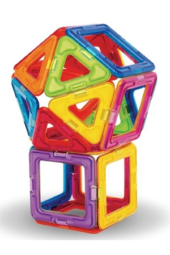 Original Magical Magnet 62 Parça - Orjinal Büyülü Mıknatıs - Mıknatıs Lego - Manyetik Lego Seti