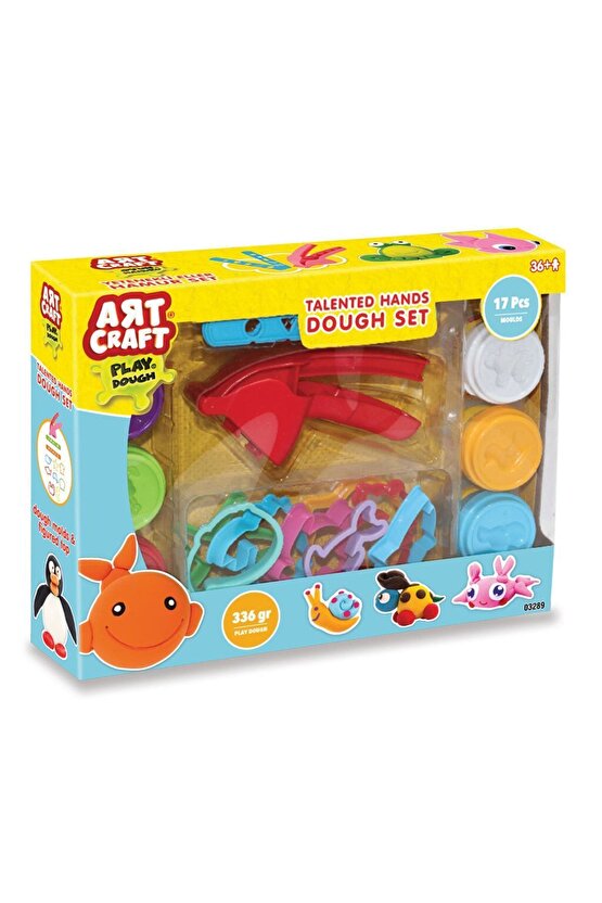 Yetenekli Eller Hamur Seti - Oyun Hamuru Seti - Hamur Setleri - Hamur Kalıpları