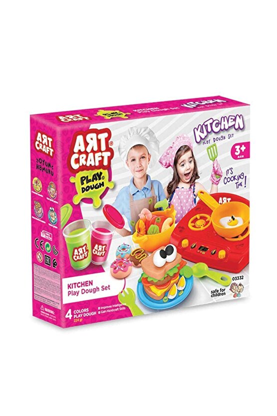 Mutfak Hamur Seti (224 Gr.) - Oyun Hamuru Seti - Hamur Setleri - Hamur Kalıpları