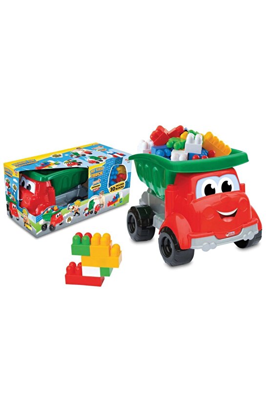 Kutulu Büyük Kamyon Bloklu (30 Parça) - Lego Oyuncaklar - Araç Oyuncakları - Blok Setleri