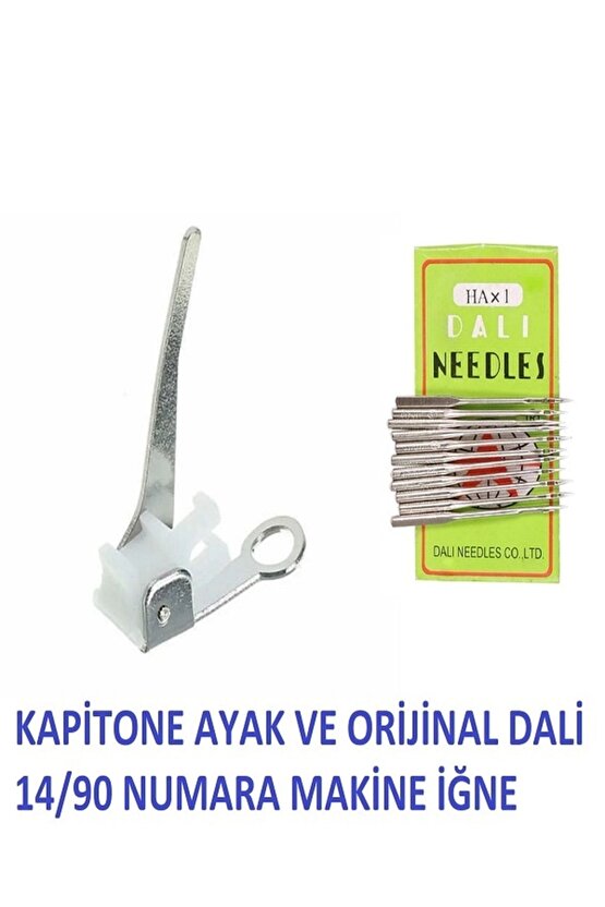 Zetina Janome Bindallı Beko Kapitone Ayağı Ve 14 Numara 10 Adet Dali Marka Orijinal Iğne