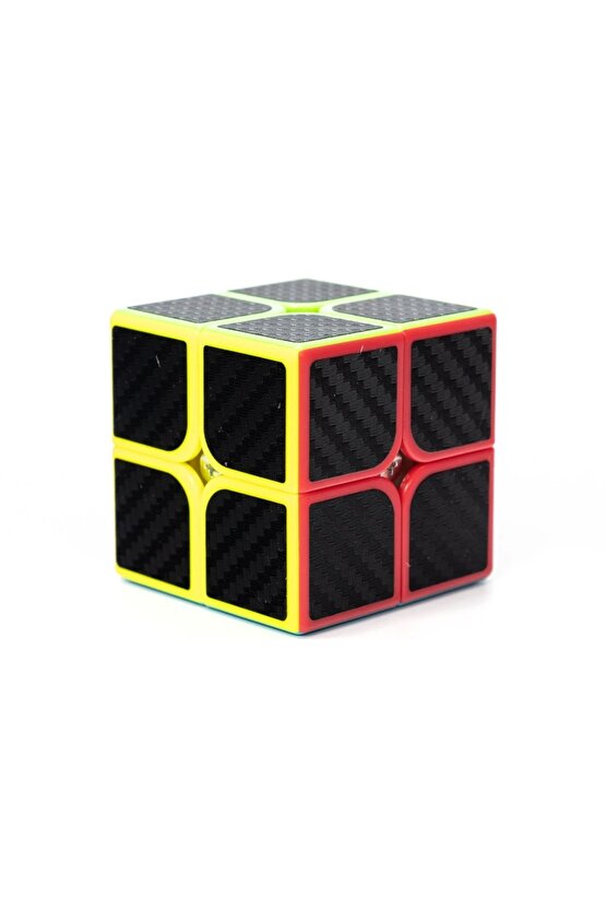 Orijinal MoYu Fiber Karbon 2x2 Küp - Moyu Speed Cube - Moyu Fiber Karbon 2x2 Zeka Küpü - Zeka Küpü -