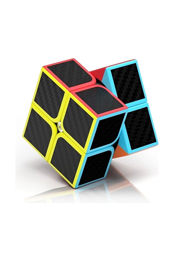 Orijinal MoYu Fiber Karbon 2x2 Küp - Moyu Speed Cube - Moyu Fiber Karbon 2x2 Zeka Küpü - Zeka Küpü -