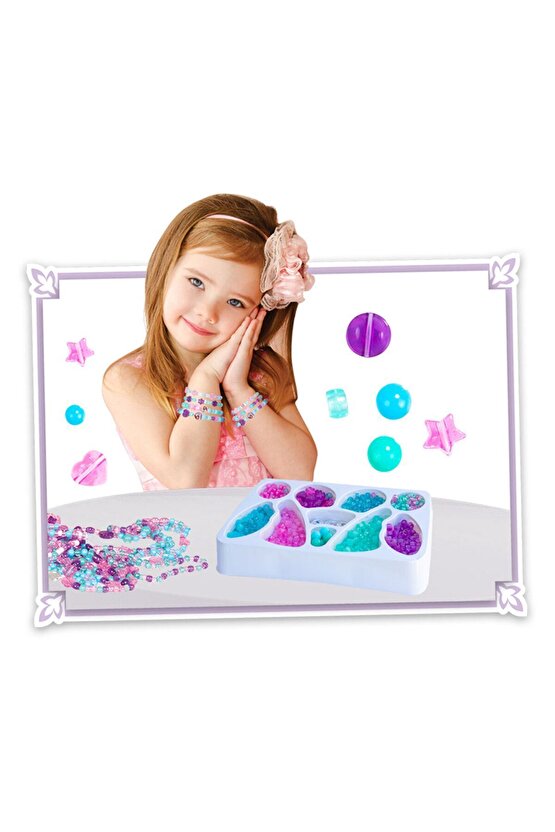 Frozen Takı Seti Çanta - Takı Setleri - Kolye Seti - Bilezik Seti - Boncuk Seti - Bilye Seti