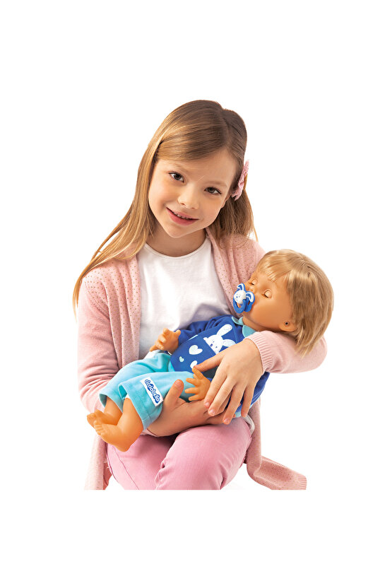 Çok Hastayım | 42 cm Hasta Et Bebek + Doktor Aksesuar Seti | Yanakları Kızaran Bebek