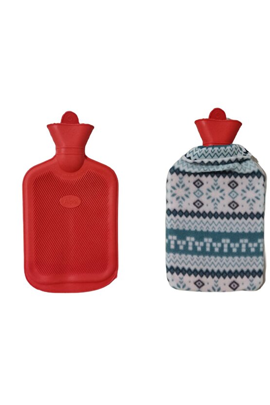 Etnik Desenli Termofor Kılıflı Sıcak Su Torbası Desenli Termofor Tuluk 1.50 Lt