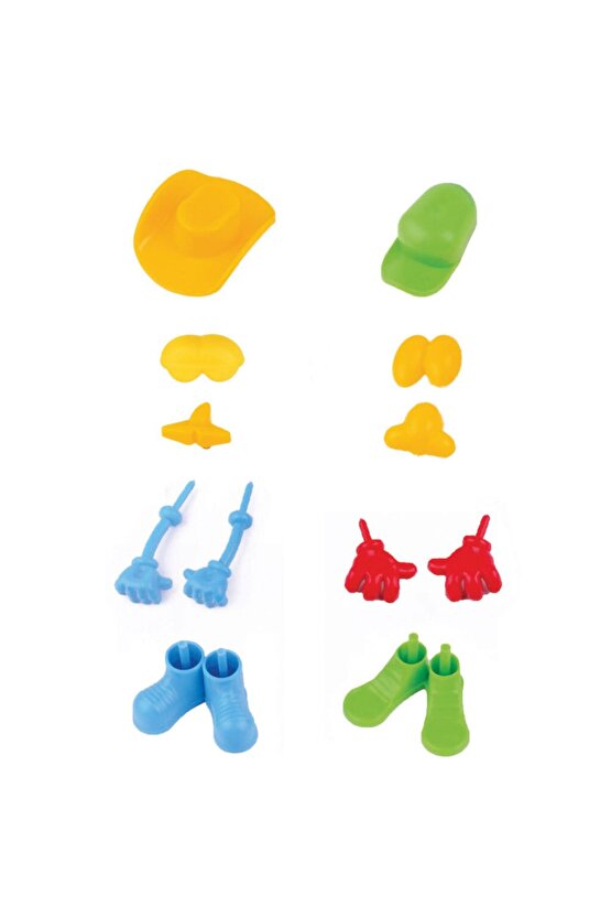 Insan Figürü Oyun Hamuru Seti (150 Gr.) - Oyun Hamuru Seti - Hamur Setleri - Hamur Kalıpları