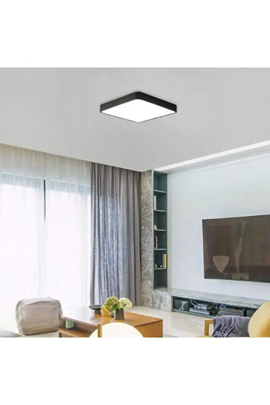 24 Watt Beyaz Işık, Çok Kaliteli Sıva Üstü Metal Kasa Tavan Armatürü, 1700 Lümen 6500 Kelvin Armatür