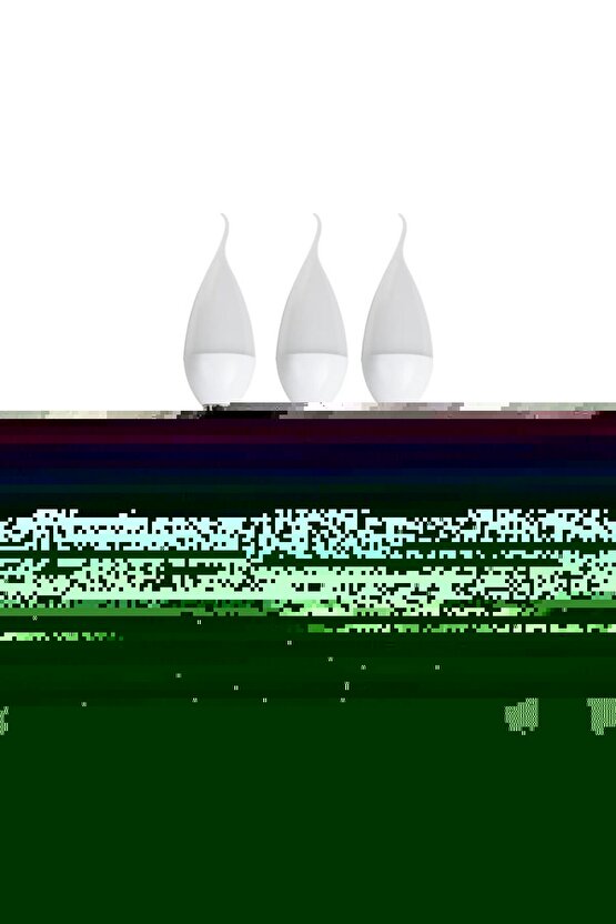 5 Adet Çok Kaliteli E14 Duy 5 Watt, 6400 Kelvin Beyaz Işık Led Ampul, Avize, Şamdan Ampulü Mum Ampul