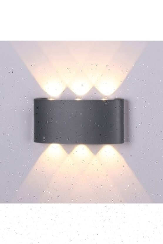 Karanlıkta Yanar, Radar Sensörlü, 24 Watt Beyaz Işık, Balkon, Kiler, Saçakaltı LED Aplik