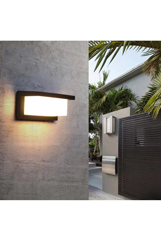 GÜNIŞIĞI DIŞ MEKAN DEKORATİF LED DUVAR APLİĞİ 18w 3200 k