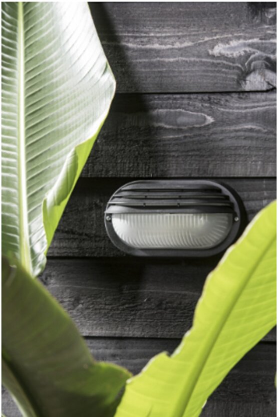 Full Reyon 20w Siyah Gövde Beyaz Işık Panjurlu Ledli Duvar Aplik