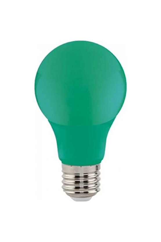 10 Adet K2 YEŞİL Işık 5 Watt Led Gece Lambası Ampulü, E27 Duylu Ağaç Feneri Ampulü