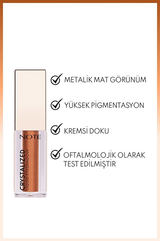 Crystalized Liquid Eyeshadow Likit Metalik Göz Farı - 03 Eclipse