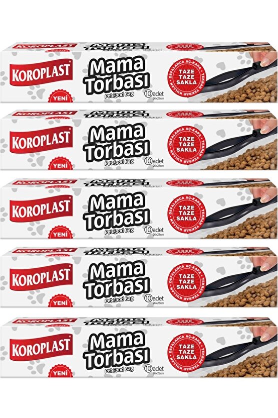 Mama Torbası 10 Lu 26 x 28 Cm x 5 Paket