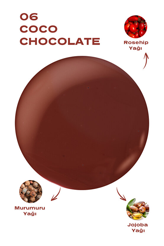 Sweet Kiss Lip Oil Gloss No:06 Dudak Parlatıcı Yağ Hindistan Cevizi & Jojoba Yağlı 4,7 ml