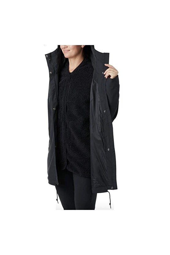 Here and There Interchange Jacket Kadın 3 in 1 Uzun Mont