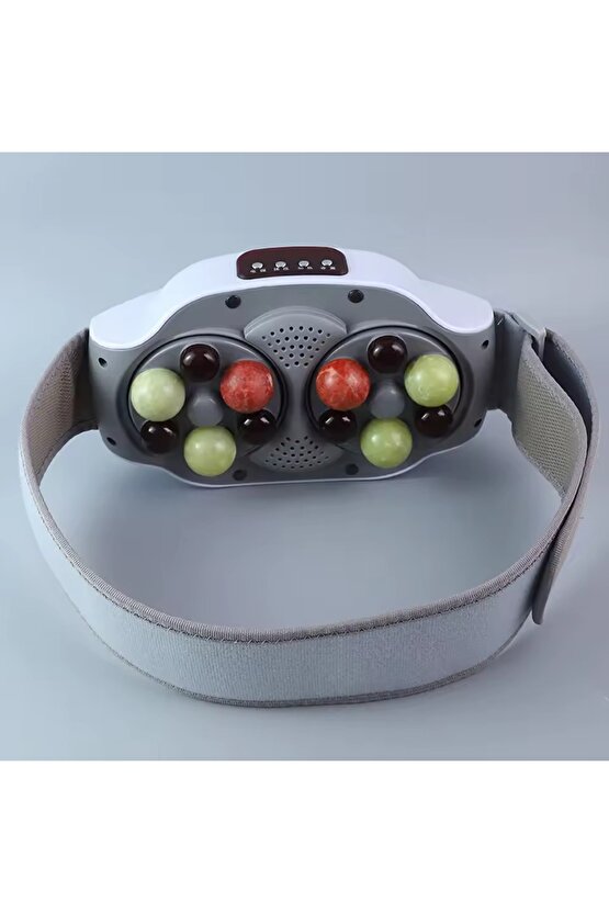 Isıtmalı Bian Taşı Karın Masaj Aleti – Şarjlı Regl, Bel ve Mide Ağrısı İçin Titreşimli Masaj Kemeri