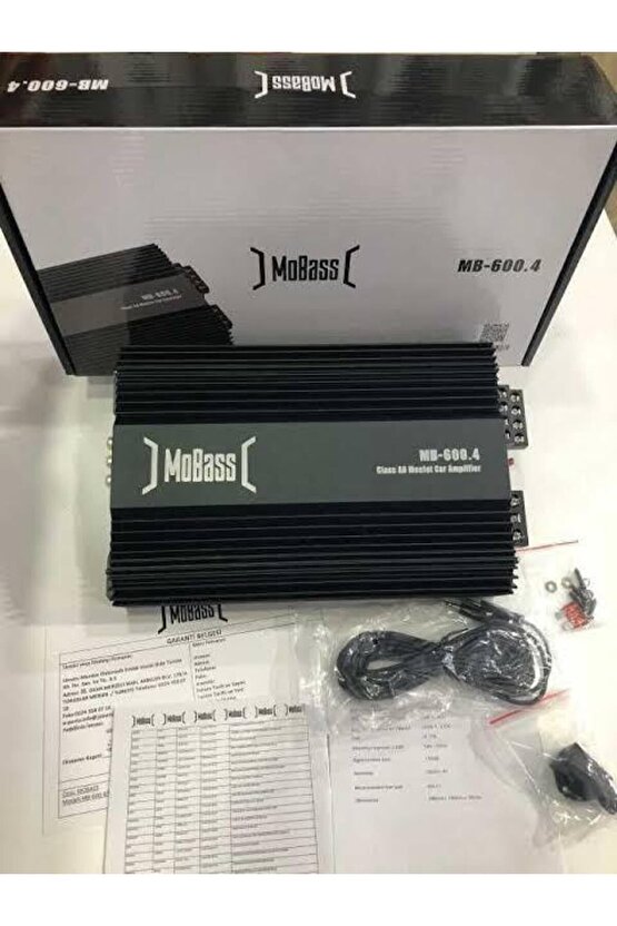 Mobass 600.4 Bas Kontrollü 4çıkışlı Anfi
