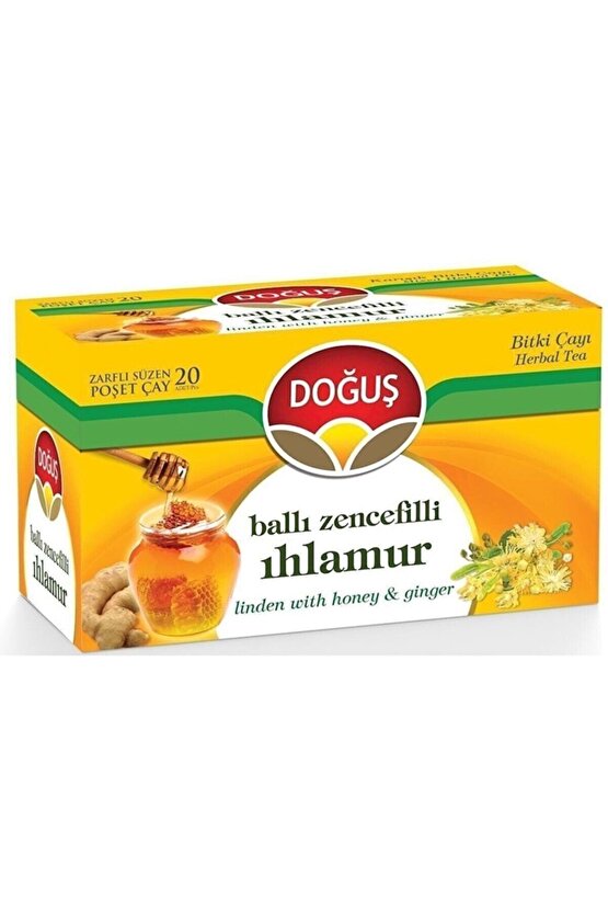 Ballı Zencefilli Ihlamur Çayı X 12 Adet