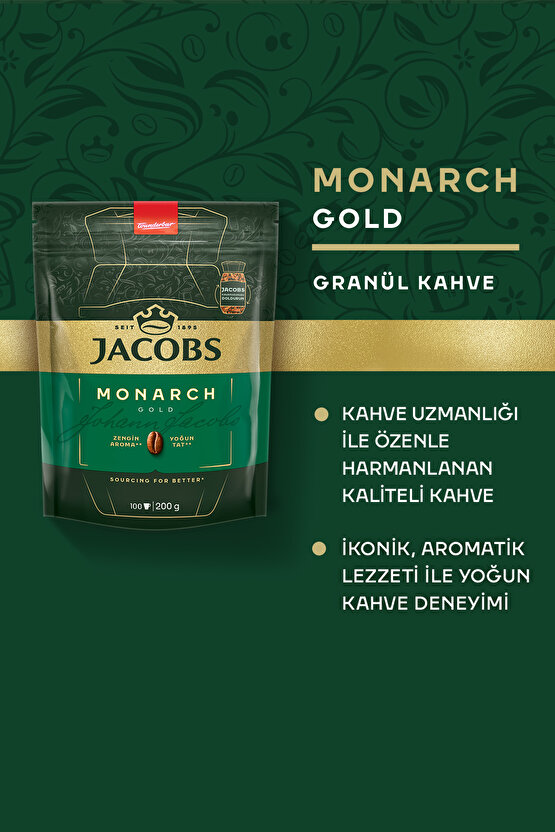 Monarch Gold Granül Kahve 200 gram